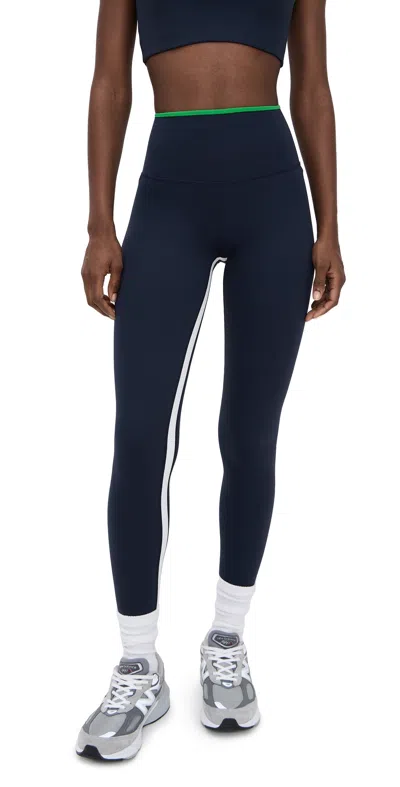 Splits59 Easton Rigor High Waist 7/8 Leggings Indigo/grass In Blue