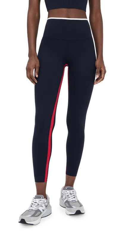 Splits59 Easton Rigor High Waist 7/8 Leggings Indigo/white In Black