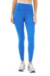 Splits59 Easton High Waisted 7/8 Leggings In Blue