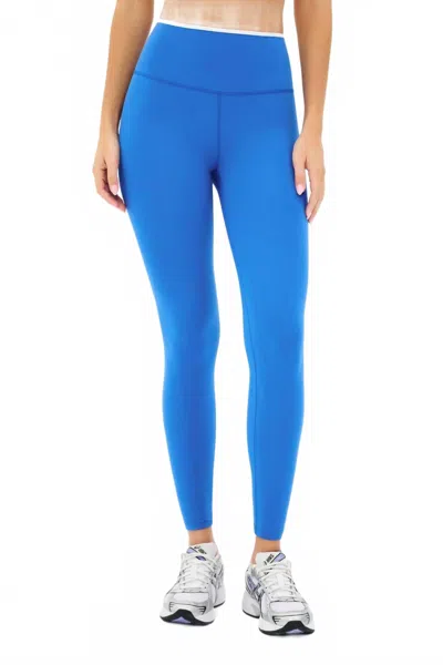 Splits59 Easton Rigor High Waist Leggings In Classic Blue/white