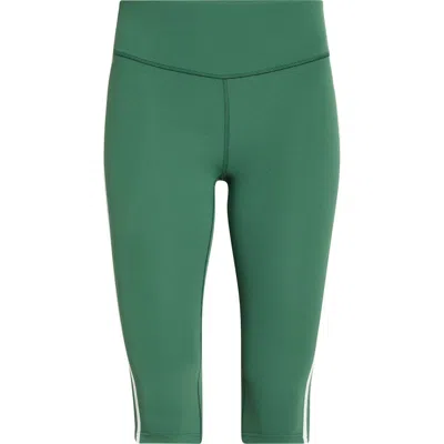 Splits59 Ella Airweight High Waist Performance Capri Leggings In Green