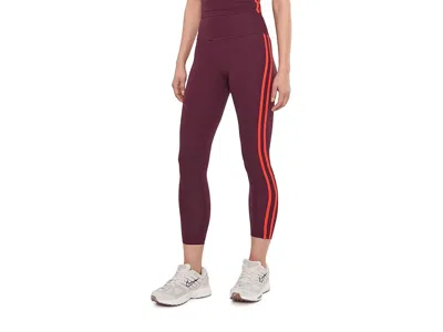 Splits59 Ella High Waist Airweight 7/8 In Burgundy