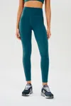 Splits59 Ella High Waist Airweight 7/8 Leggings In Peacock/indigo In Peacock Indigo