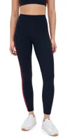 Splits59 Ella High Waist Airweight 7/8 Leggings Indigo/pirate Red