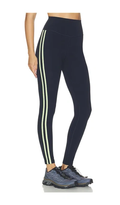 Splits59 Ella High Waist Airweight Legging In Indigo & Limeade