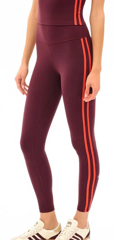 Splits59 Ella High Waist Airweight Leggings In Dark Cherry Valencia In Burgundy