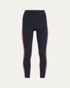 Splits59 Ella High-waisted Airweight 7/8 Leggings In Indigomel
