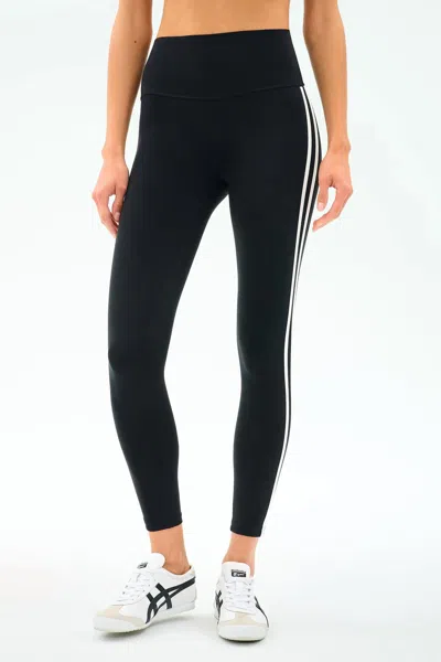 Splits59 Ella Highwaist Airweight Legging In Black/white Stripe In Multi