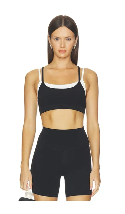 Splits59 Elliah Airweight Double Layer Bra In Blue