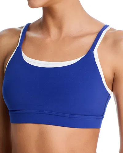 Splits59 Elliah Double Layer Sports Bra In Blue