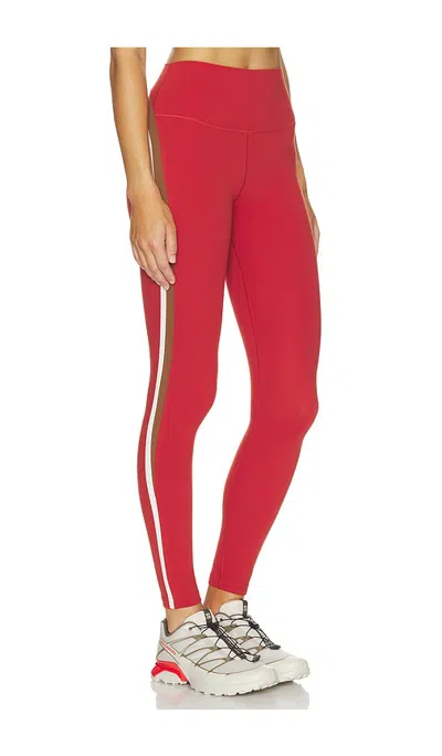 Splits59 Emerson Airweight Highwaist Legging In Creme & Terracotta