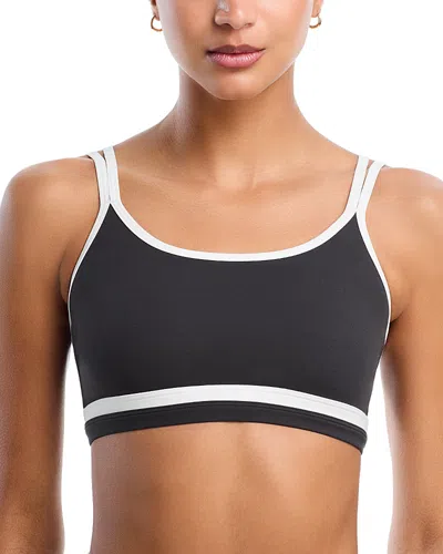 Splits59 Eva Double Strap Sports Bra In Black