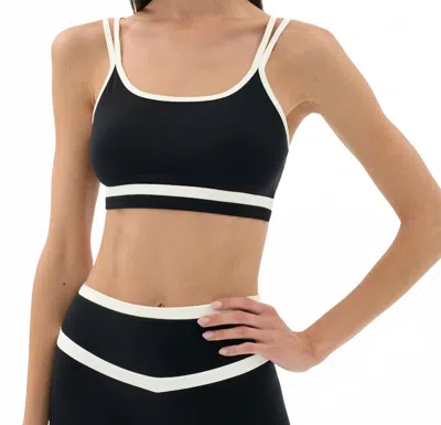 Splits59 Eva Rigor Double Strap Sports Bra In Black