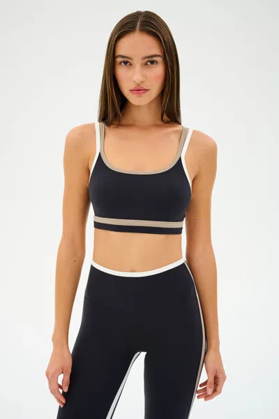 Splits59 Eva Rigor Double Strap Bra In Black