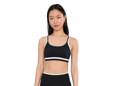 Splits59 Eva Rigor Double Strap Bra In Black