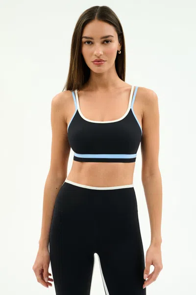 Splits59 Eva Rigor Double Strap Bra In Black