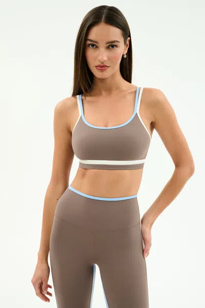 Splits59 Eva Rigor Double Strap Bra In Gray