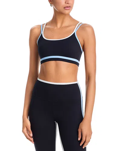 Splits59 Eva Rigor Double Strap Bra In Black