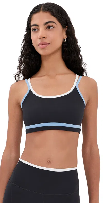 Splits59 Eva Rigor Double Strap Bra In Black
