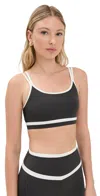 Splits59 Eva Rigor Double Strap Bra In Black
