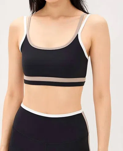 Splits59 Eva Rigor Double Strap Sports Bra In Black
