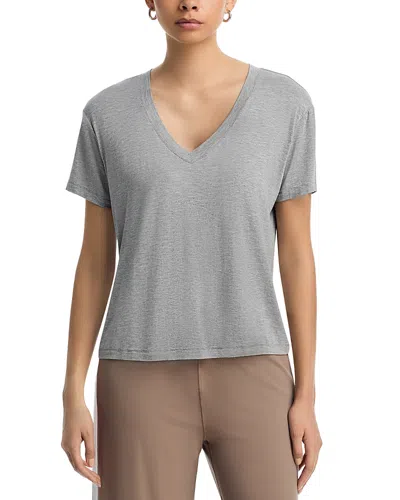 Splits59 Georgia Jersey V Neck Tee In Gray
