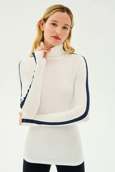 Splits59 Jackson Rib Full Length Turtleneck In White