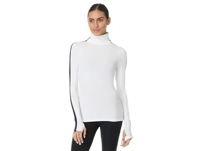 Splits59 Jackson Rib Full Length Turtleneck In White