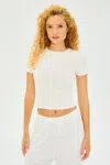 Splits59 Airweight Crop Top In White