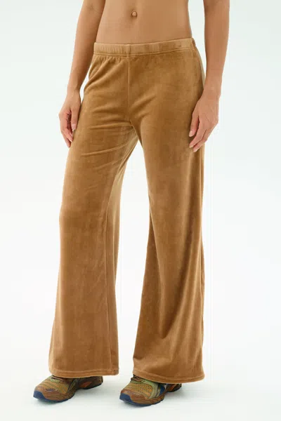 Splits59 Joy Velour Pant In Brown
