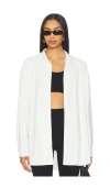 Splits59 Kate Airweight Lite Button Down Top In White