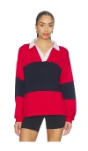 Splits59 Katie Fleece Rugby Pullover In Multi