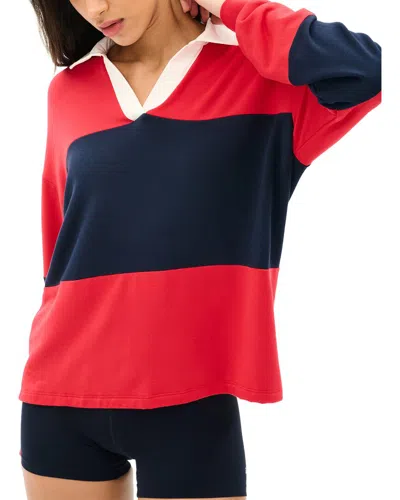 Splits59 Katie Fleece Rugby Sweatshirt In Multi