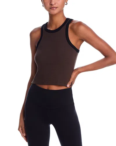 Splits59 Kiki Cropped Tank Top In Black