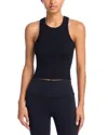 Splits59 Kiki Rib Crop Tank In Black