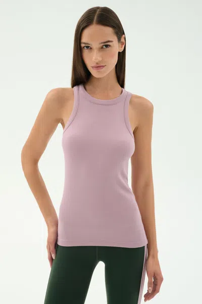 Splits59 Kiki Rib Tank Full Length In Pink