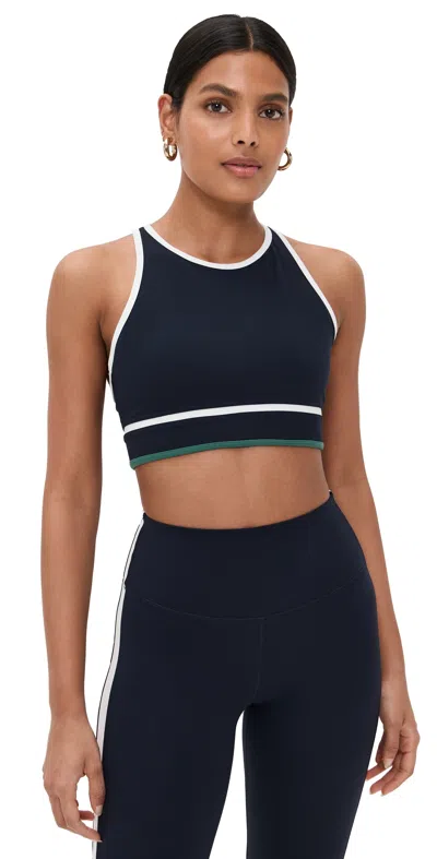 SPLITS59 LAYLA AIRWEIGHT BRA INDIGO/WHITE