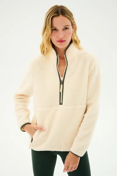 Splits59 Libby Sherpa Half Zip In Neutral