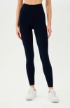 Splits59 Sprint High Waist Rigor Crop Legging In Indigo