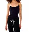 Splits59 Loren Seamless Waist Length Tank Top In Black In Black