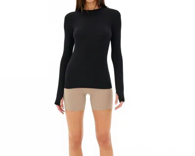 Splits59 Louise Ribbed Top In Black