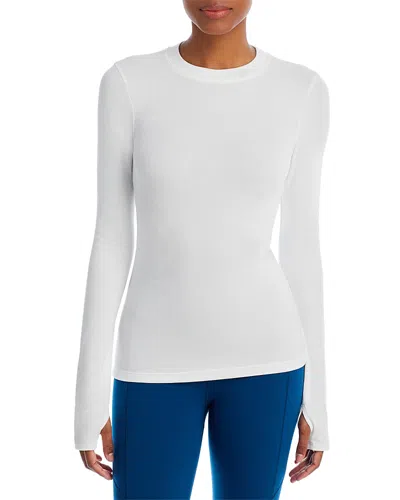 Splits59 Louise Ribbed Top In White