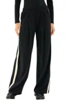 Splits59 Luca Airweight Trouser With Stripe In Black