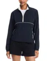 Splits59 Lyle Half Zip Pullover In Black