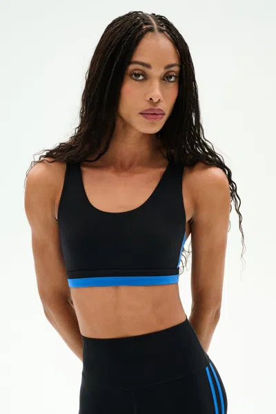 Splits59 Maci Airweight Bra In Black/classic Blue