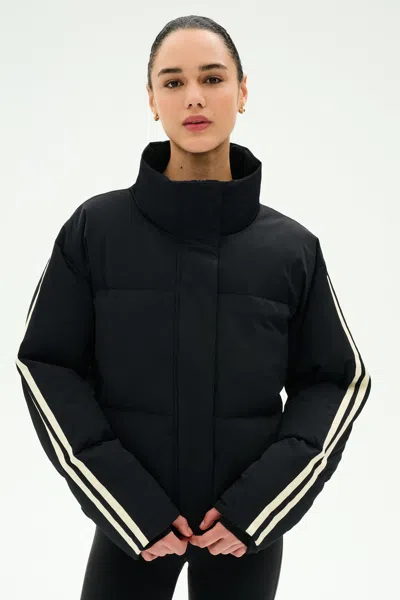 Splits59 Maeve Puffer Jacket In Black/creme