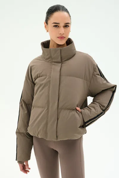 Splits59 Maeve Puffer Jacket In Lentil/black