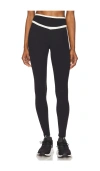 Splits59 Mason High Waist Leggings In 黑色&奶油色