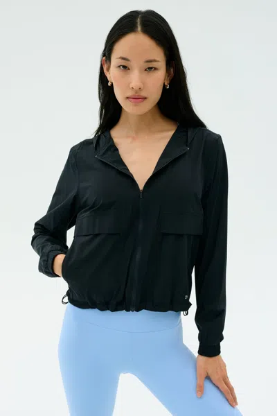 Splits59 Megan Woven Nylon Jacket In Black