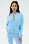Splits59 Megan Woven Nylon Jacket In Blue